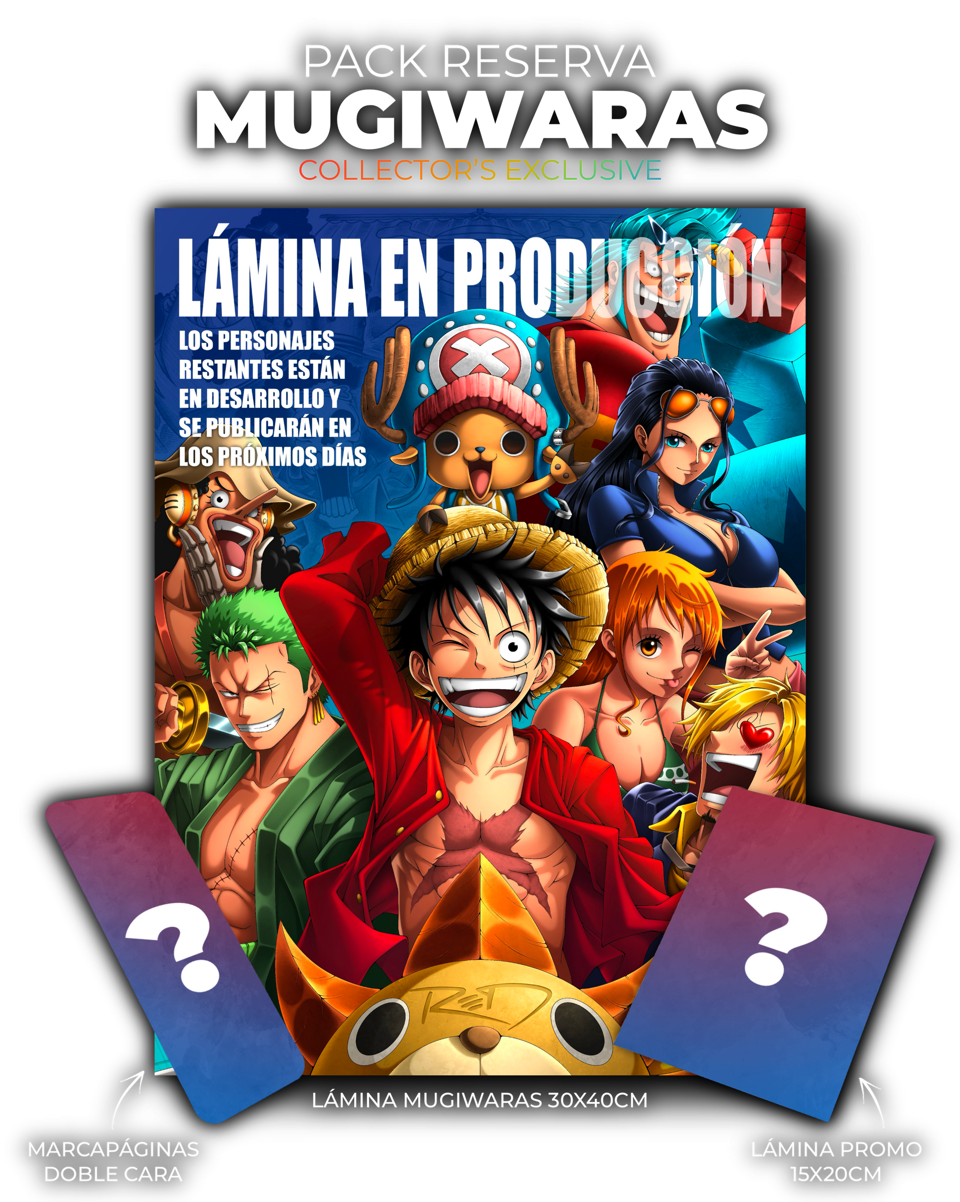 "MUGIWARAS" COLLECTOR’S EXCLUSIVE 30X40