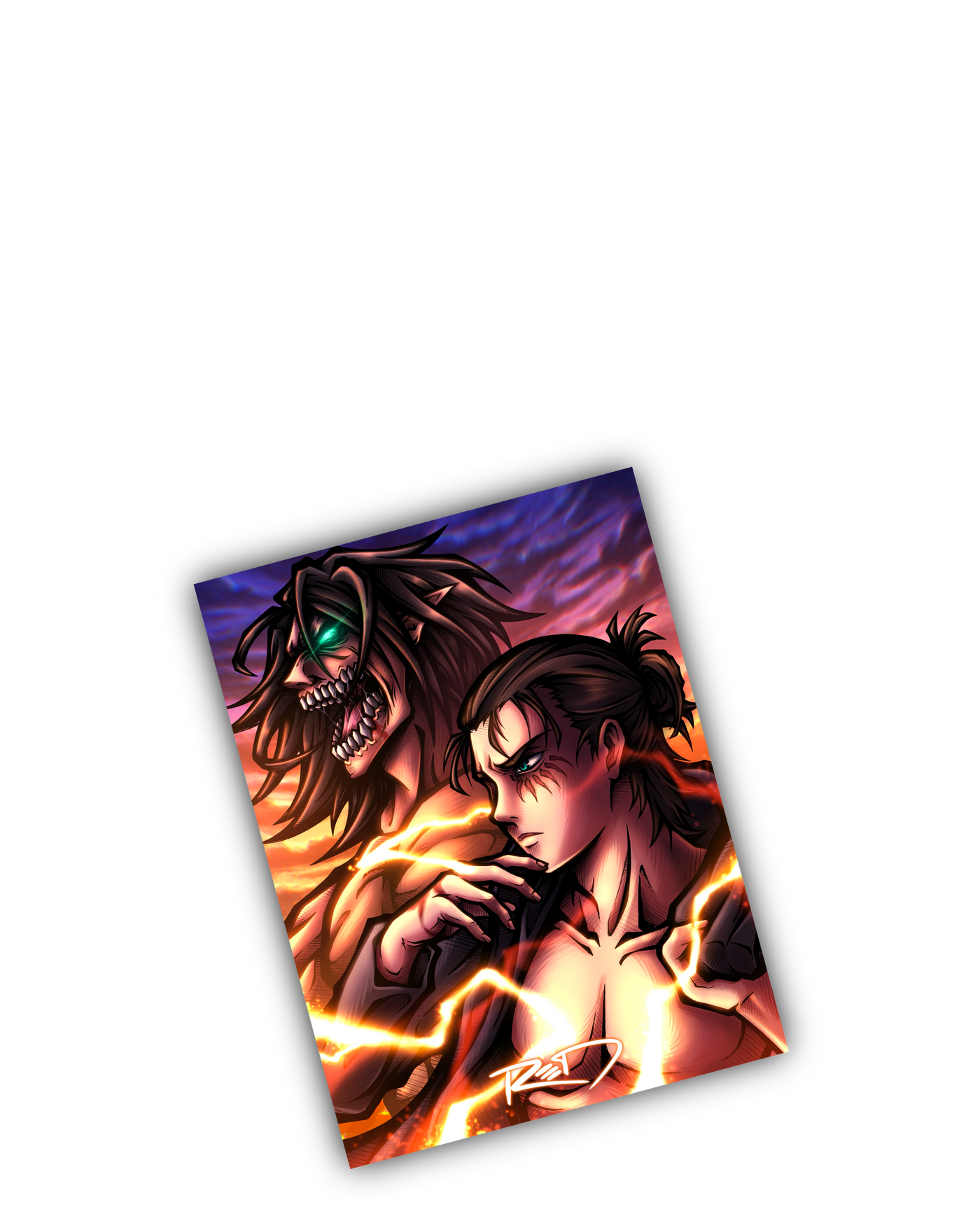 ATTACK ON TITAN COLLECTOR’S EXCLUSIVE 50X70 (VERSIÓN 2)