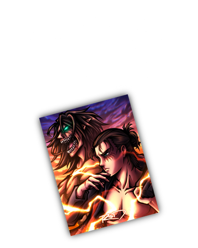 ATTACK ON TITAN COLLECTOR’S EXCLUSIVE 50X70 (VERSIÓN 1)