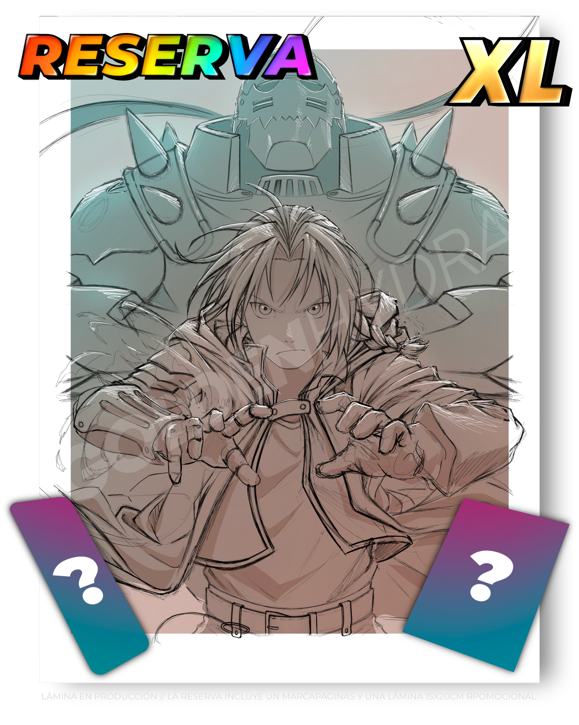 "FULLMETAL ALCHEMIST" COLLECTOR’S EXCLUSIVE 50X70
