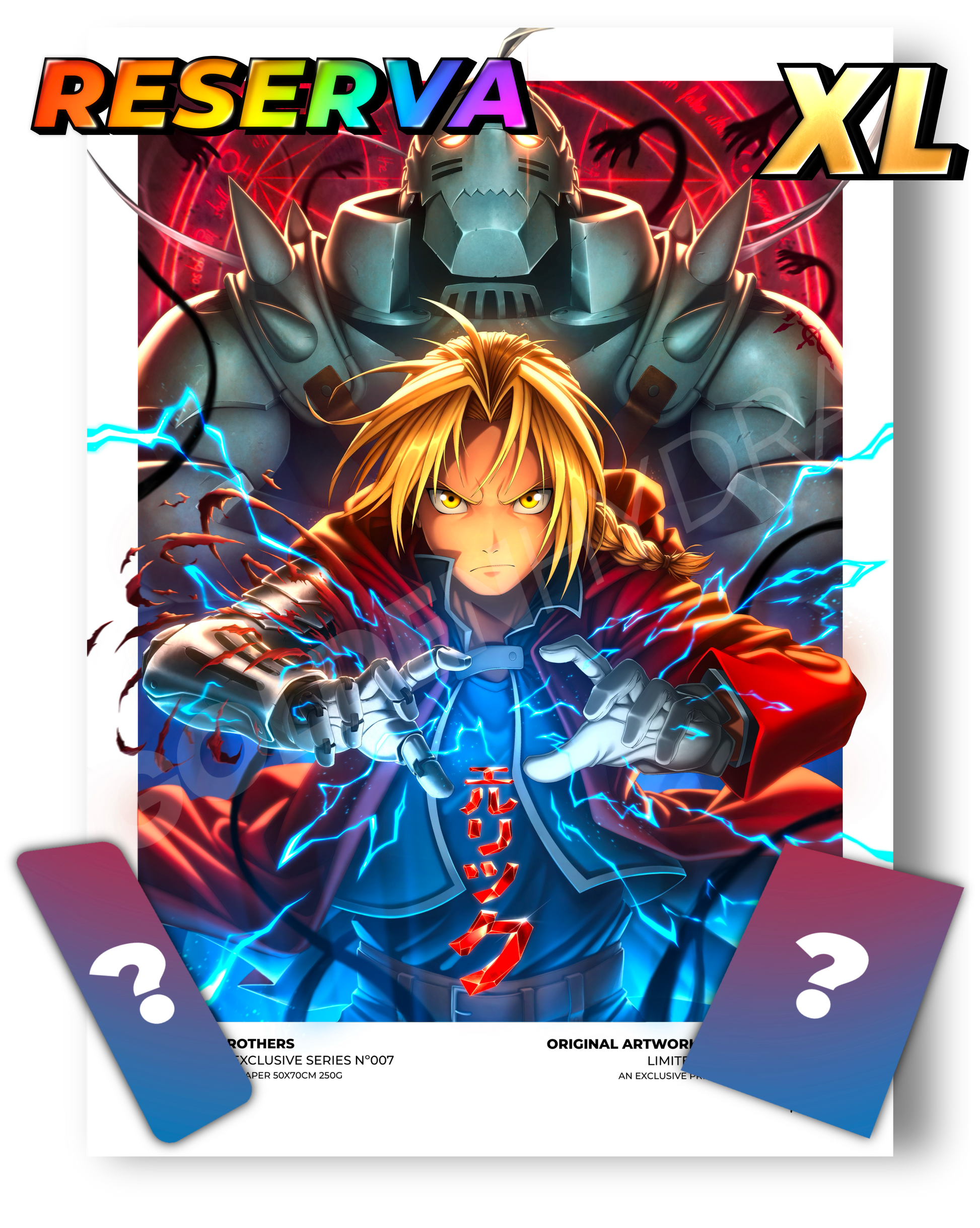 "FULLMETAL ALCHEMIST" COLLECTOR’S EXCLUSIVE 50X70