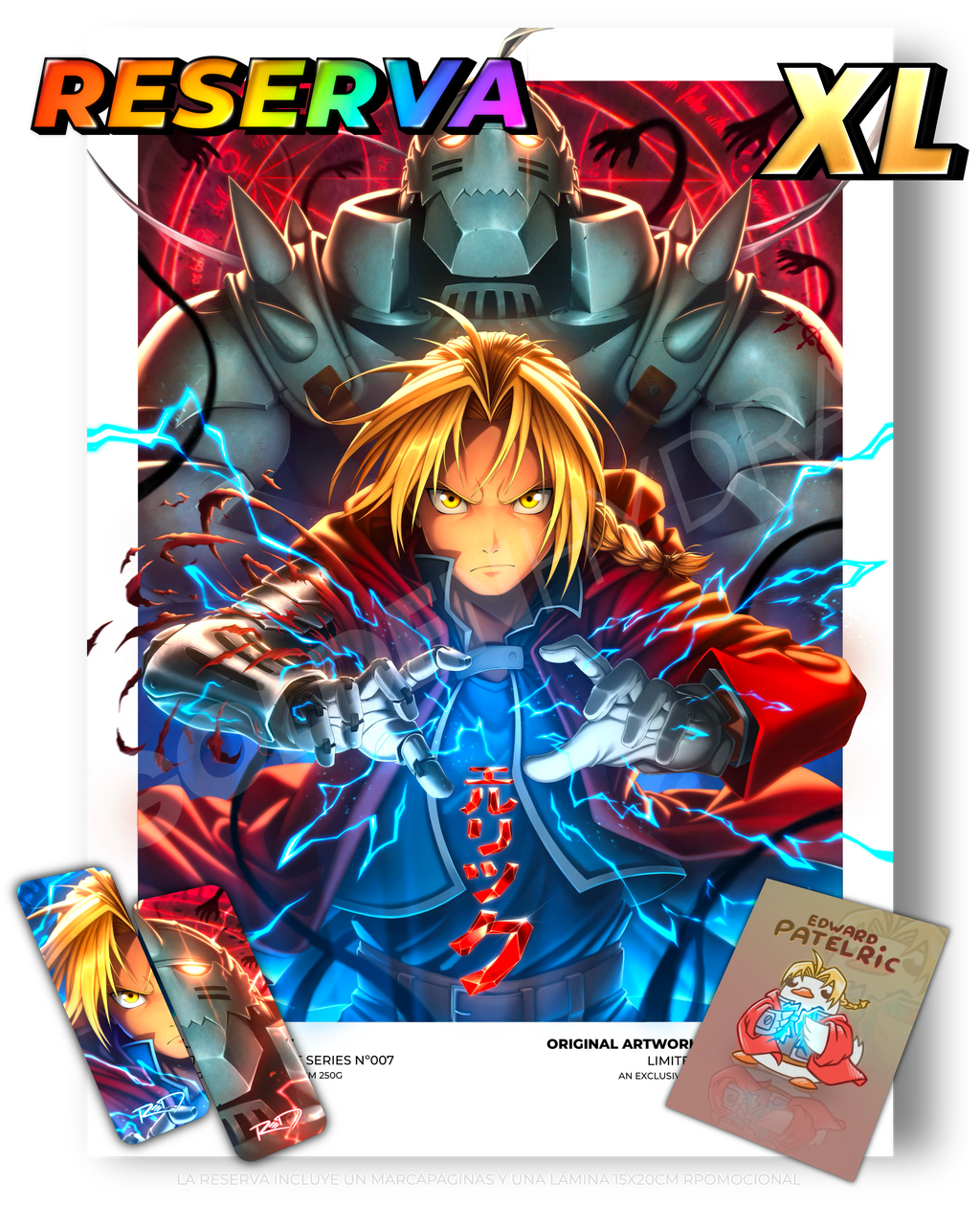 "FULLMETAL ALCHEMIST" COLLECTOR’S EXCLUSIVE 50X70