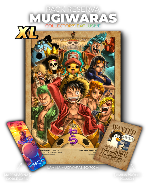"MUGIWARAS" (WANTED) COLLECTOR’S EXCLUSIVE 50X70