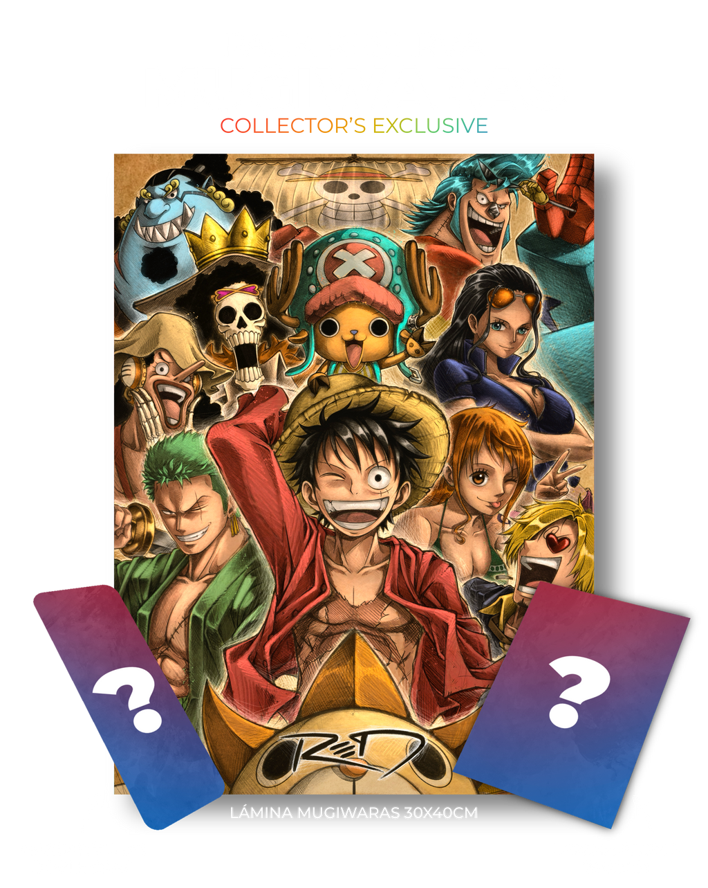 "MUGIWARAS" (WANTED) COLLECTOR’S EXCLUSIVE 30X40