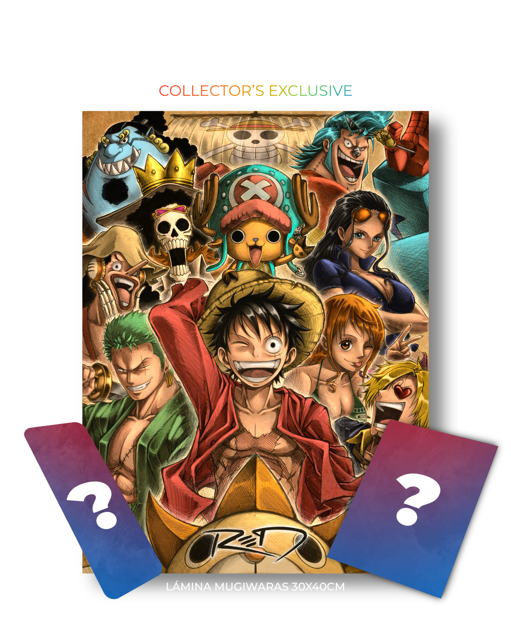 "MUGIWARAS" (WANTED) COLLECTOR’S EXCLUSIVE 30X40