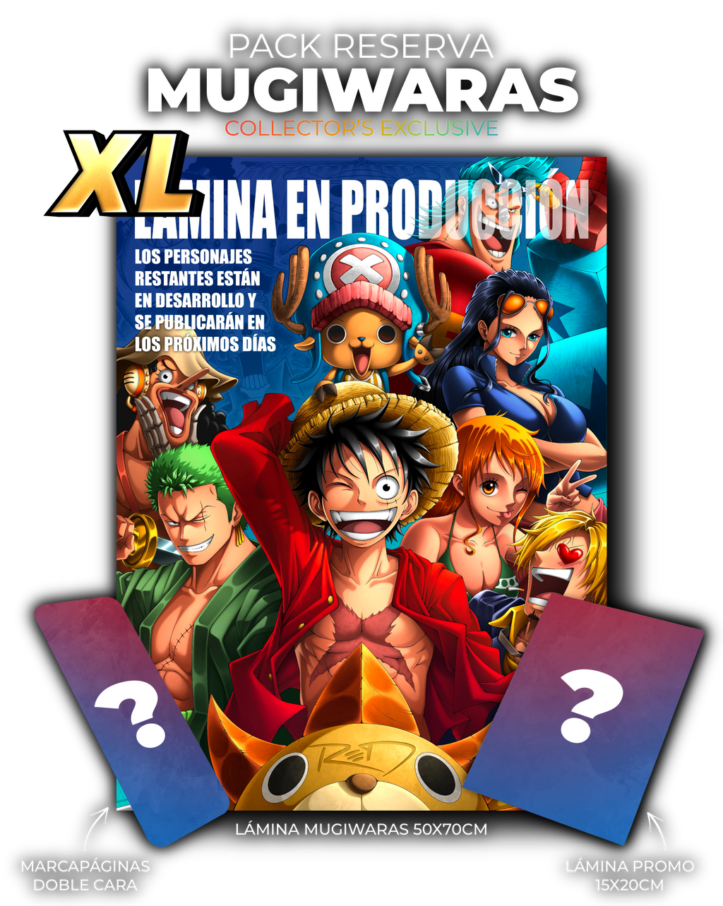 "MUGIWARAS" COLLECTOR’S EXCLUSIVE 50X70