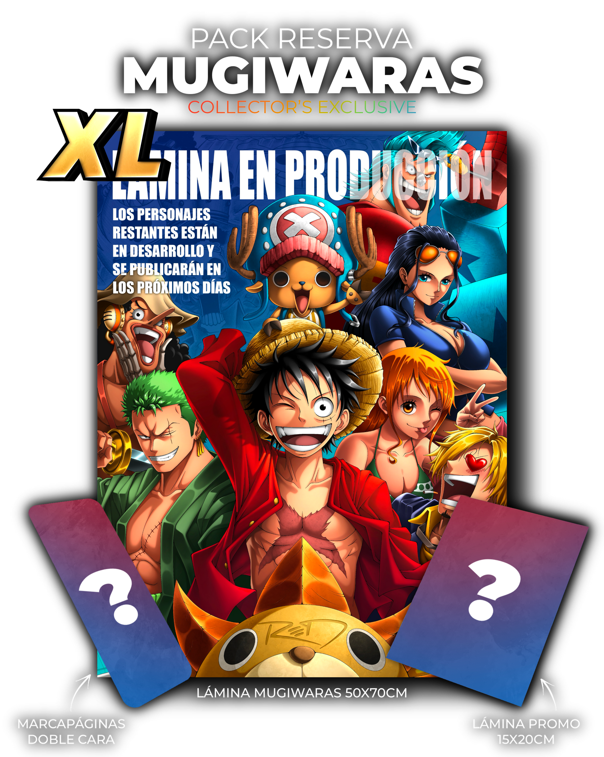 "MUGIWARAS" COLLECTOR’S EXCLUSIVE 50X70