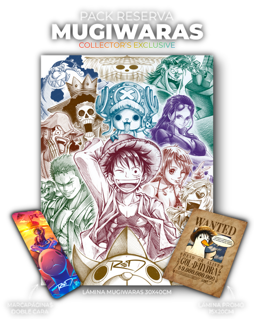 "MUGIWARAS" (BOCETO) COLLECTOR’S EXCLUSIVE 30X40