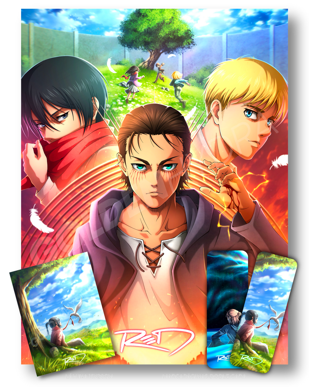 ATTACK ON TITAN COLLECTOR’S EXCLUSIVE 30X40 (VERSIÓN 1)
