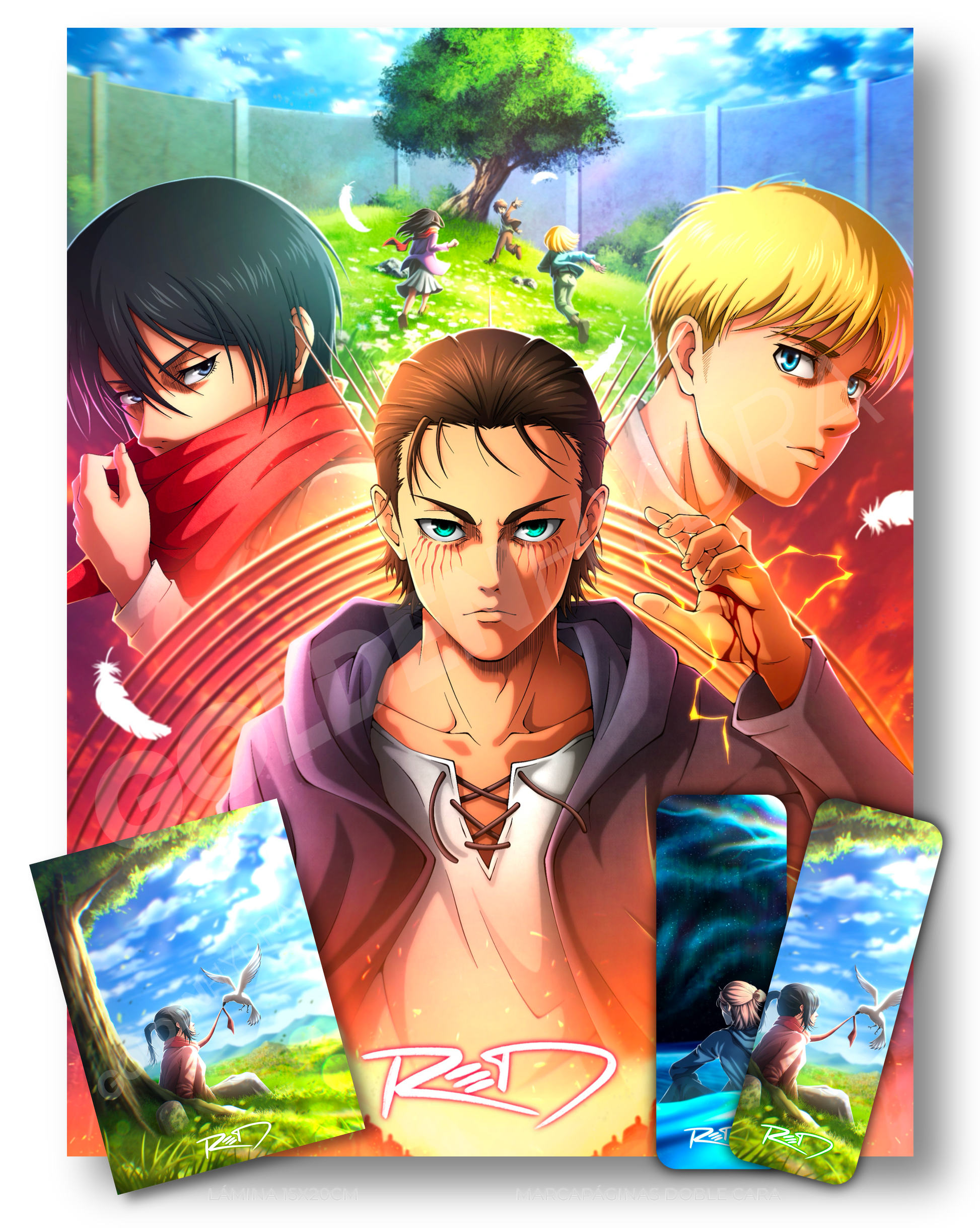 ATTACK ON TITAN COLLECTOR’S EXCLUSIVE 30X40 (VERSIÓN 1)