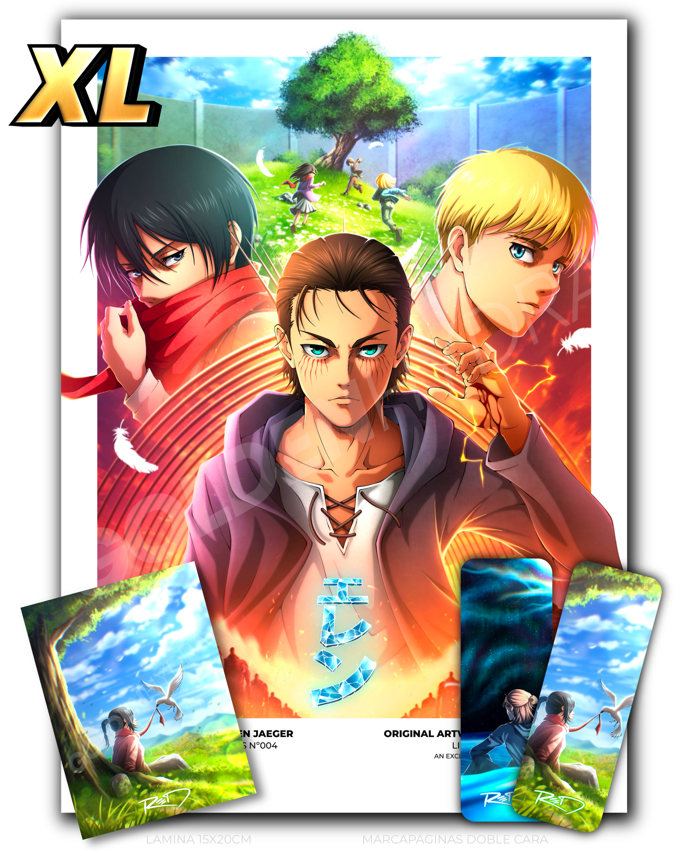 ATTACK ON TITAN COLLECTOR’S EXCLUSIVE 50X70 (VERSIÓN 1)