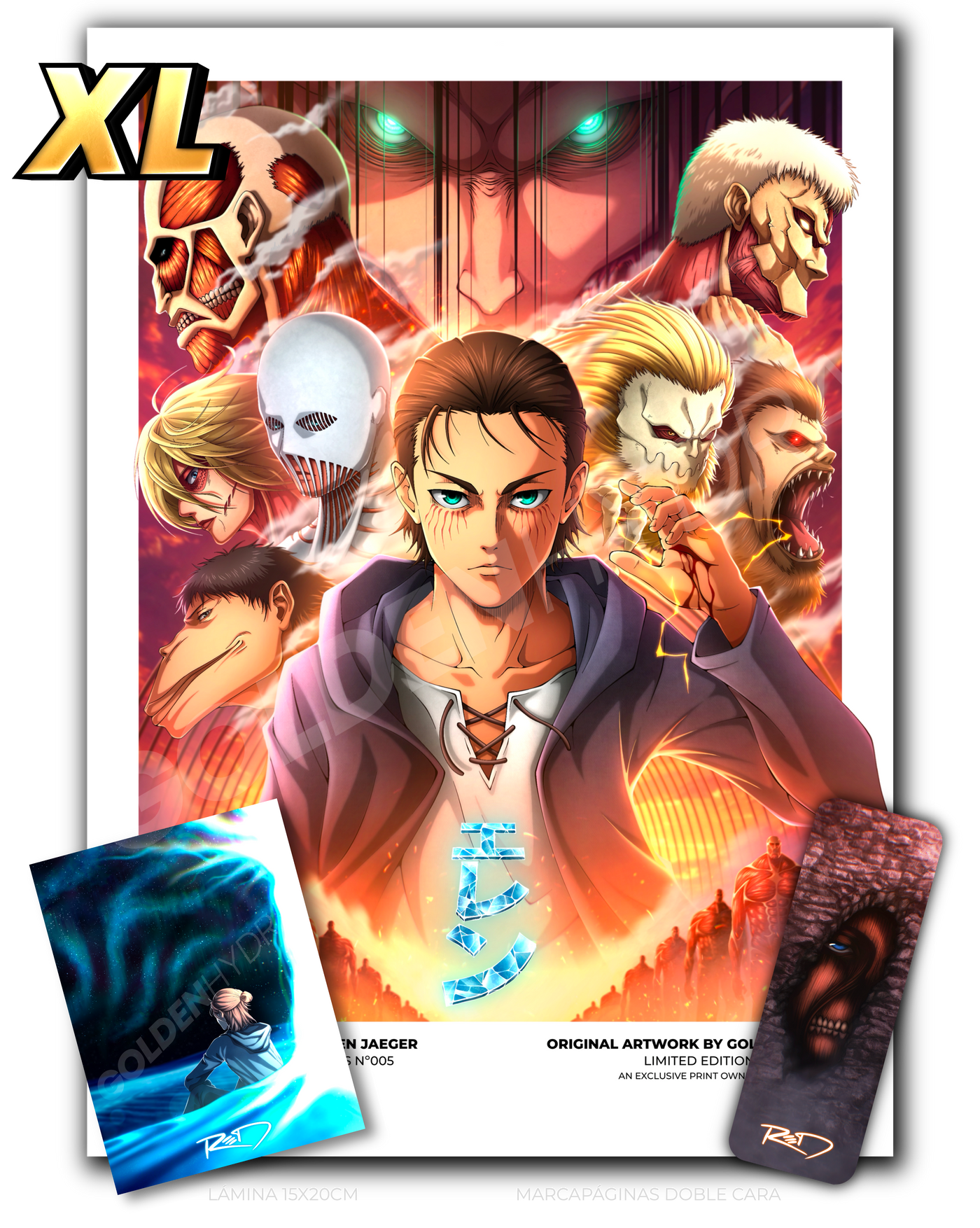 ATTACK ON TITAN COLLECTOR’S EXCLUSIVE 50X70 (VERSIÓN 2)