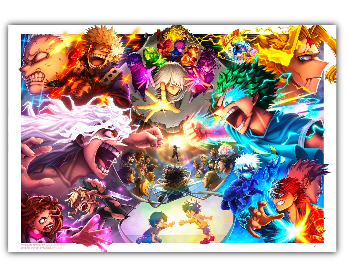 MY HERO ACADEMIA SAGA EXCLUSIVE 50X70CM