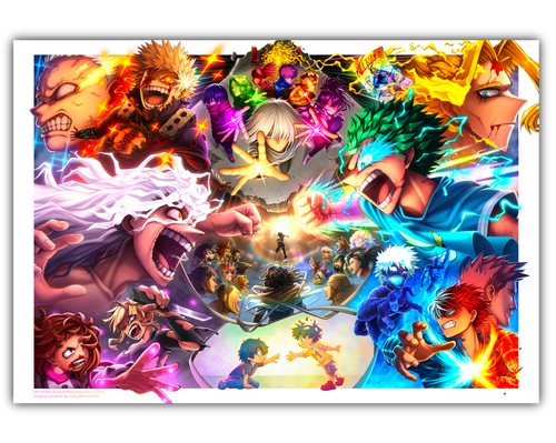 MY HERO ACADEMIA SAGA EXCLUSIVE 50X70CM