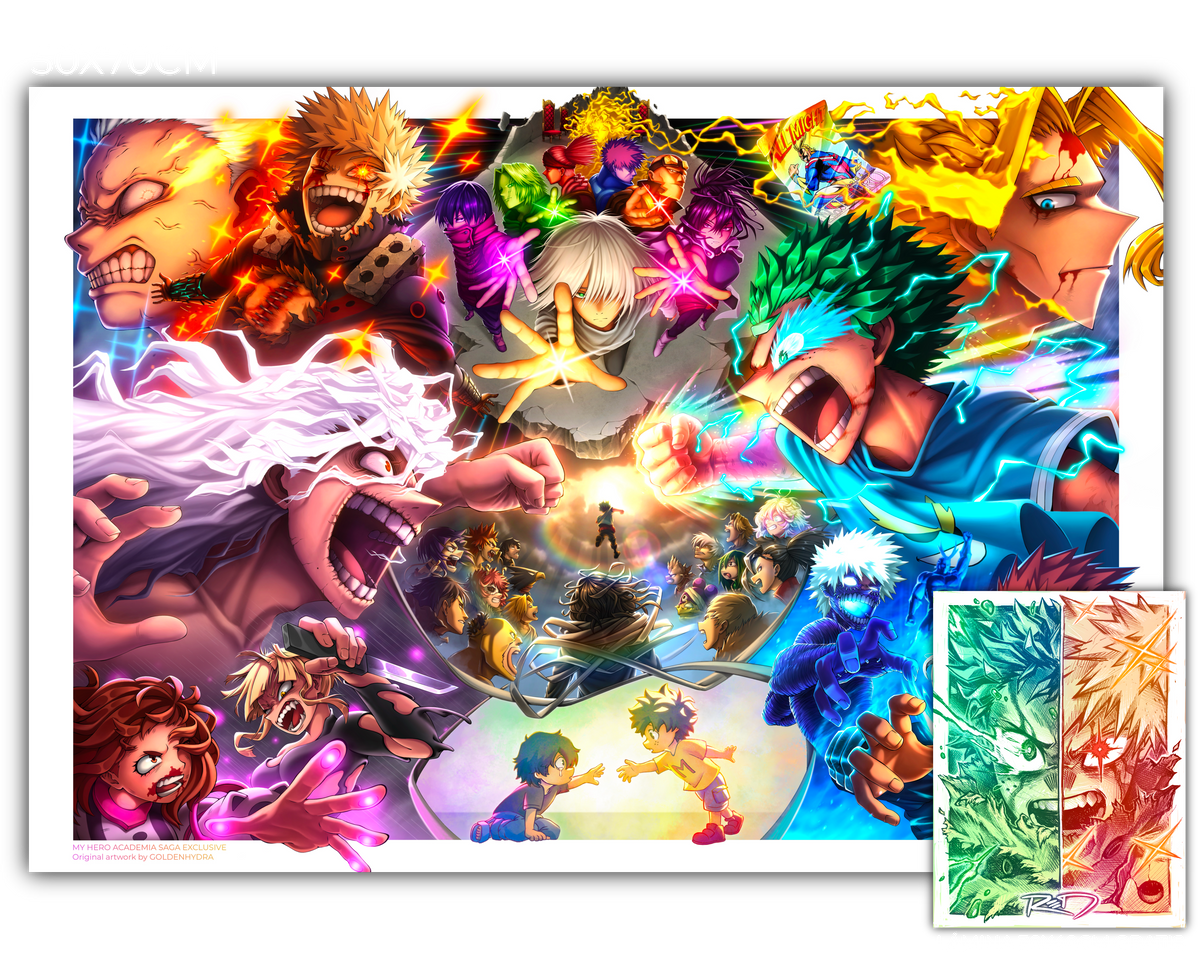 MY HERO ACADEMIA SAGA EXCLUSIVE 50X70CM