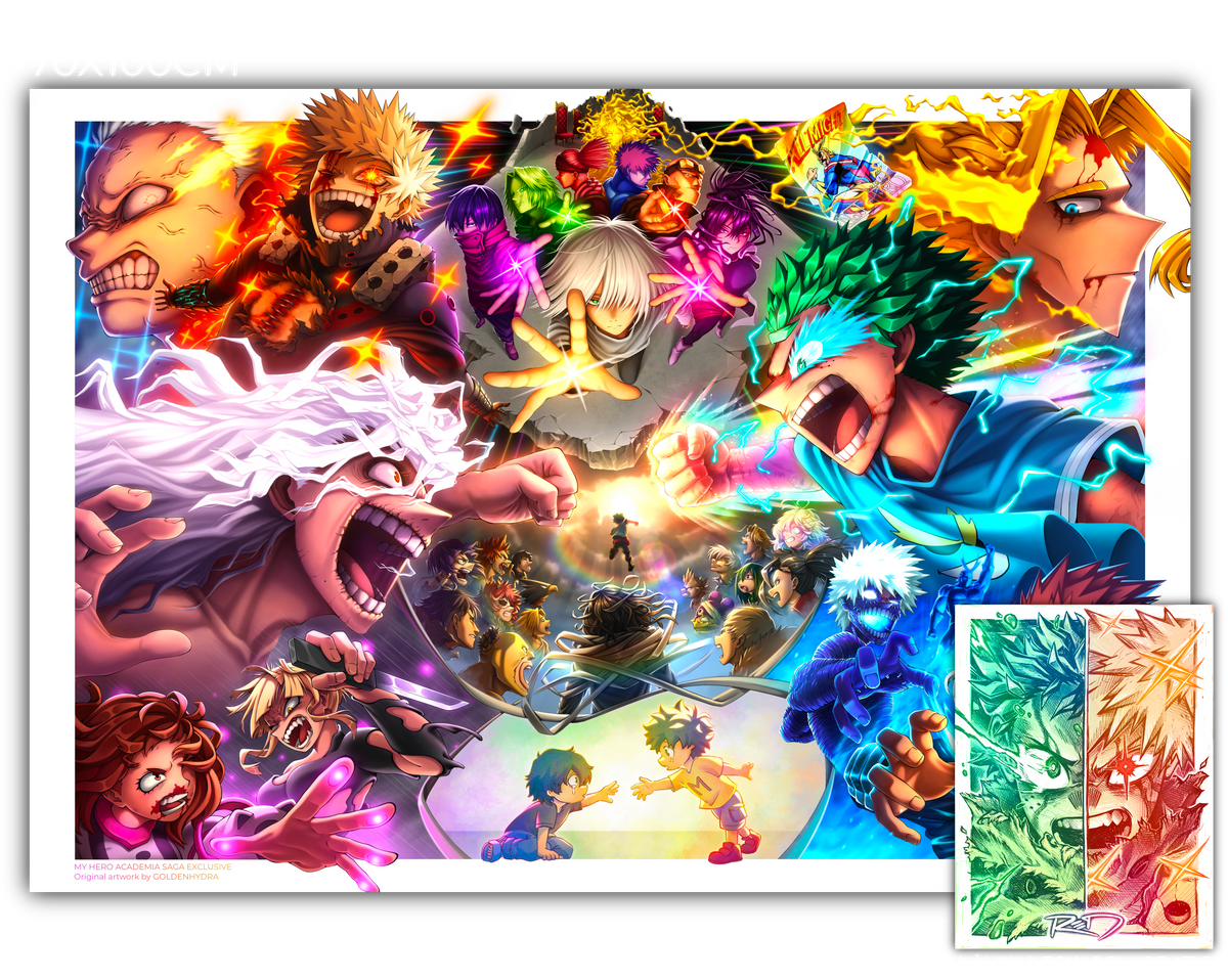 MY HERO ACADEMIA SAGA EXCLUSIVE 70X100CM