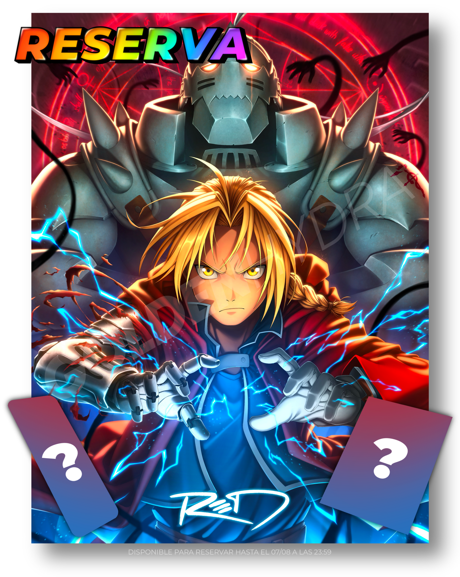 "FULLMETAL ALCHEMIST" COLLECTOR’S EXCLUSIVE 30X40