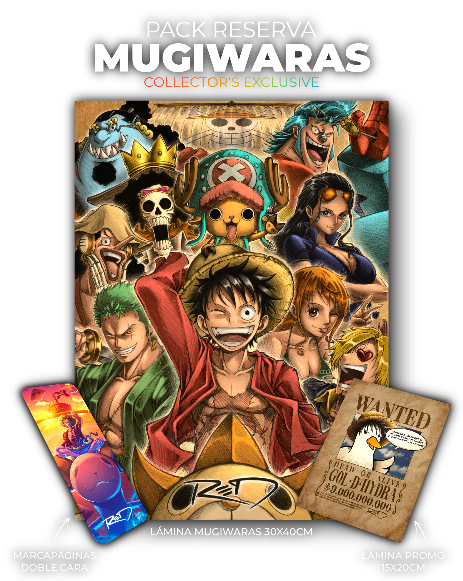 "MUGIWARAS" (WANTED) COLLECTOR’S EXCLUSIVE 30X40