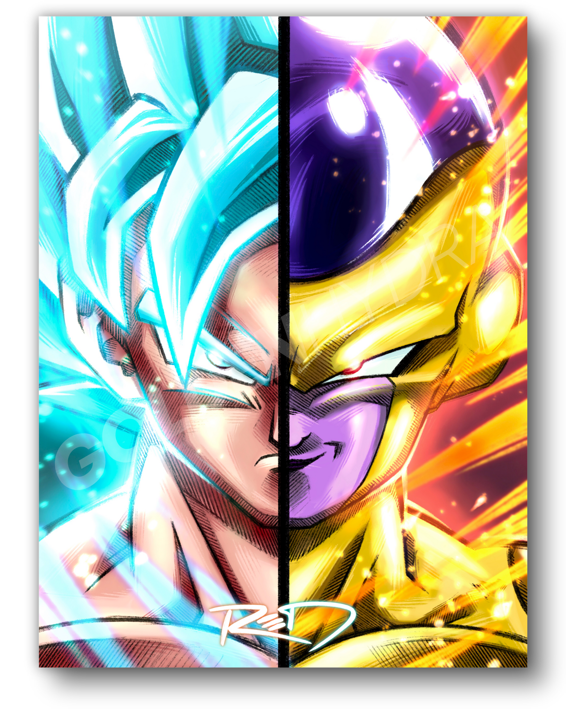 GOKU BLUE & GOLDEN FREEZER